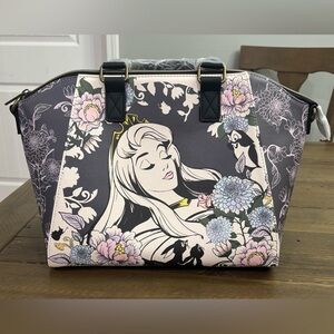 NWOT Loungefly Disney Sleeping Beauty 65th Anniversary Floral Crossbody Satchel